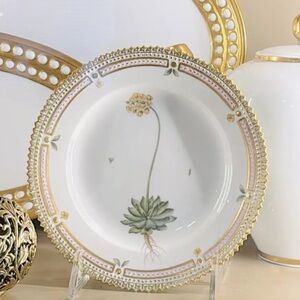 Flora Danica 17cm Dessert Plate Draba Alpina L.